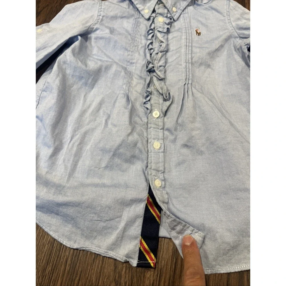 Ralph Lauren Jeans Blue Girls Shirt Size 3T